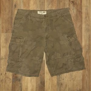 Urban Pipeline Boys Cargo Shorts Army Green Size 38